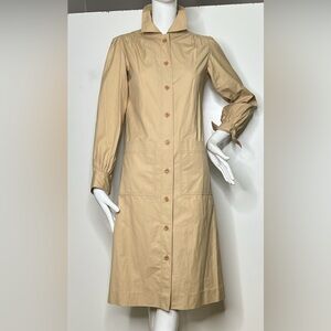 Yves Saint Laurent Vintage Excellent Condition Trench /Front Button Dress